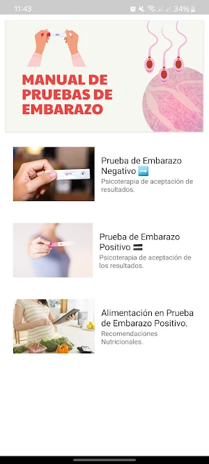 Prueba de embarazo Screenshot 1