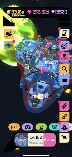 Idle FTL Starship Screenshot 3