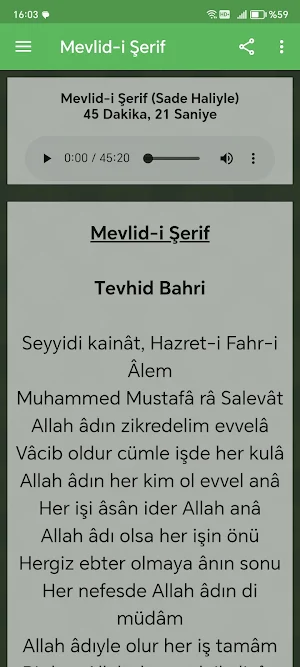 Mevlid-i Şerif (İnternetsiz) Screenshot 3
