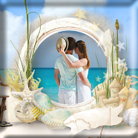 Beach photo frames editor