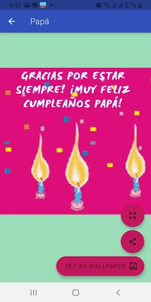 Feliz cumpleaños. GIFs Screenshot 2