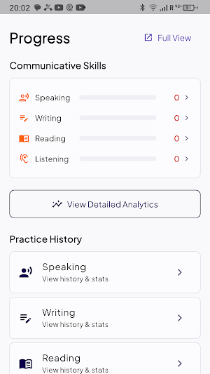 PTE Academic 2026 Mock Exam Screenshot 1
