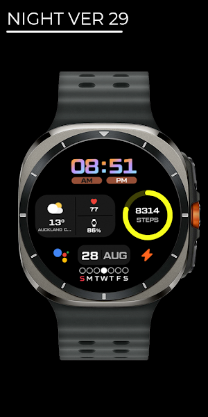 Night ver 29 - watch face Screenshot 0