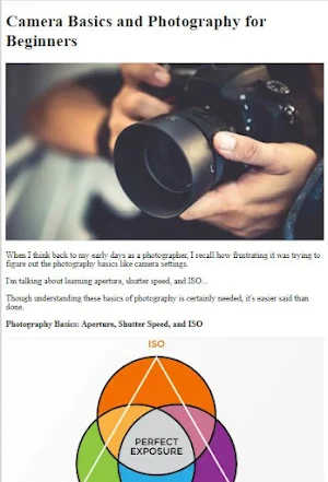 Photography Tricks Techniques Screenshot 0