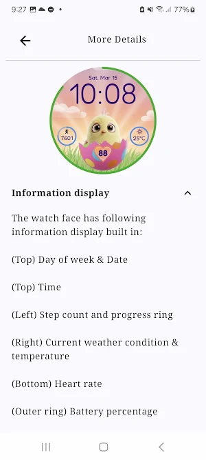 Hatch! Easter Egg Watch Face Screenshot 2