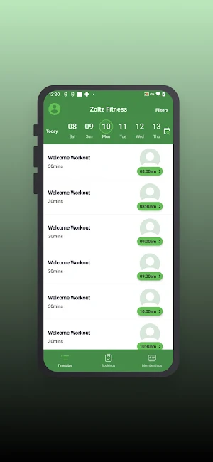 Zoltz Fitness 24-7 Screenshot 1