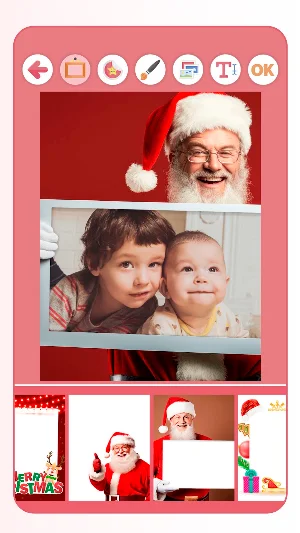 Santa me – christmas frames Screenshot 3
