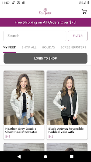 Rose Grace Boutique Screenshot 1