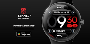 OMG 344 Minimal Watch Face Screenshot 0
