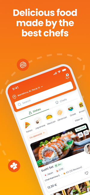 COSINA – Food by Local Chefs Screenshot 1