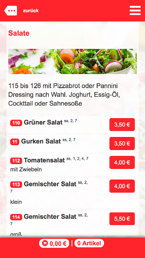 Eutinger Pizza Heimservice Screenshot 1