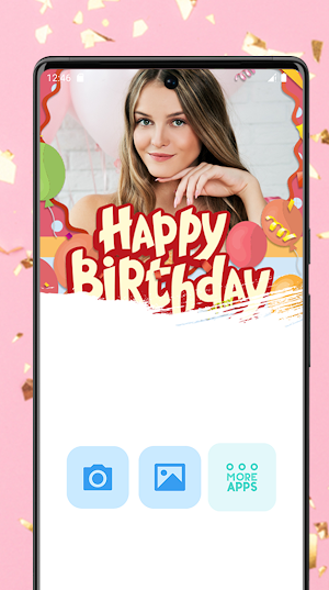 Birthday Photo Frames Editor Screenshot 0
