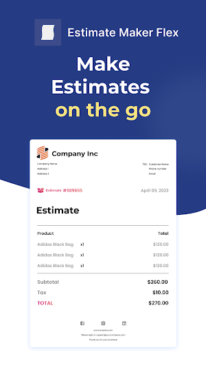 Estimate Maker Flex Screenshot 0