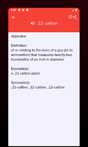 English Thesaurus Dictionary Screenshot 2