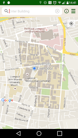 UoL Campus Map Screenshot 0