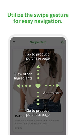 Swipe Cart Screenshot 2