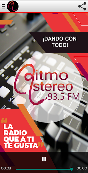 RitmoStereo 93.5 Fm Screenshot 1