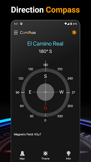 Digital Compass For Android Screenshot 0