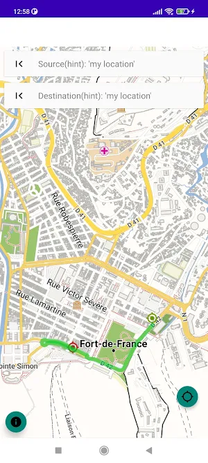 Martinique Offline Map Screenshot 0