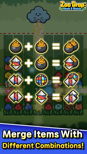 Zoo Drop: Hook & Match Screenshot 1