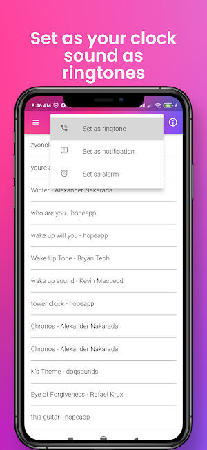 Alarm Clock Ringtones Screenshot 2