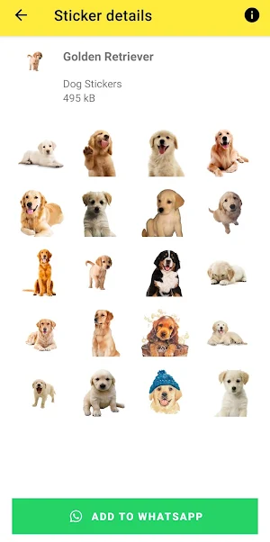 Dog Stickers for chatting - WA Screenshot 2