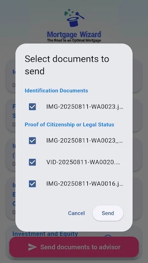 Mortgage Document File Manager Screenshot 2