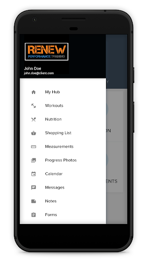 Renew Performance Training Screenshot 1