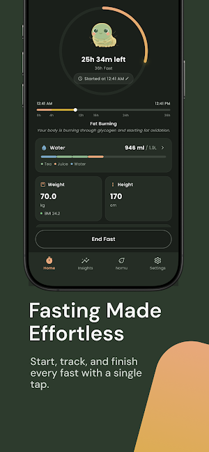 Nomu - Intermittent Fasting Screenshot 1