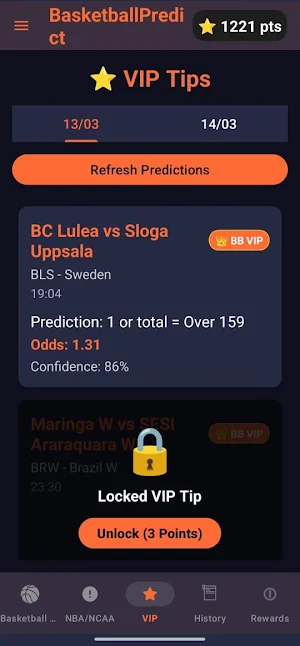Basketball Predict Screenshot 0