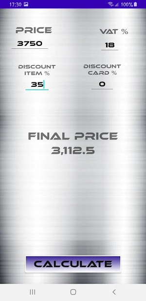 DisCalc - Fast discount calcul Screenshot 2