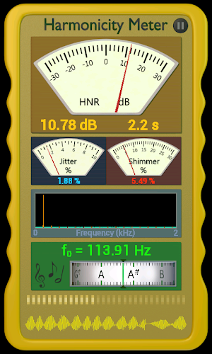 Harmonicity Meter Screenshot 1