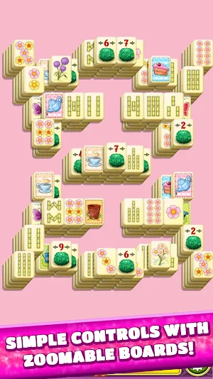 Mahjong Spring Flower Garden Screenshot 2