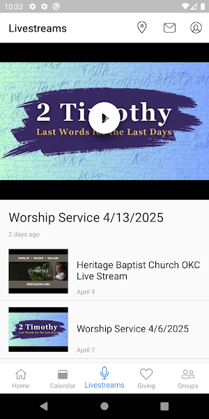 Heritage Baptist OKC Screenshot 2
