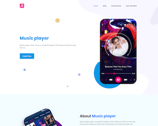 AppPage.net landing page theme 2