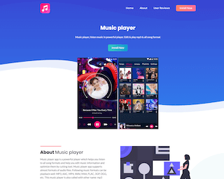 AppPage.net landing page theme 3